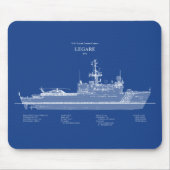 USCG Legare wmec-912 - ABD Mousepad (Vorne)