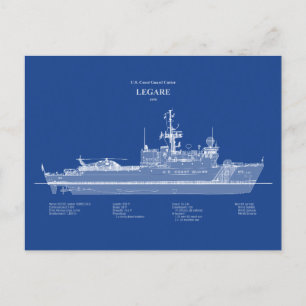 USCG Legare wmec-912 - ABD Postkarte