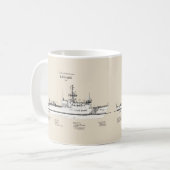 USCG Legare wmec-912 - SBD Kaffeetasse (Vorderseite Links)