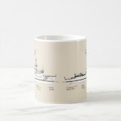 USCG Legare wmec-912 - SBD Kaffeetasse (Mittel)