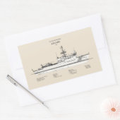 USCG Legare wmec-912 - SBD Rechteckiger Aufkleber (Umschlag)