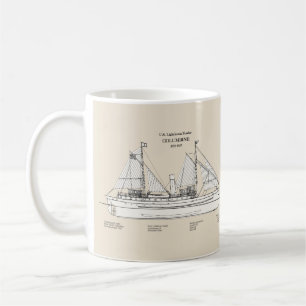 USCG Leuchtturm Zender Columbine - SBD Kaffeetasse