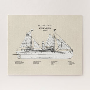 USCG Leuchtturm Zender Columbine - SBD Puzzle