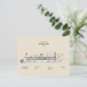 USCG Lighthouse Tender Goldenrod - SBD Postkarte (Stehend Vorderseite)