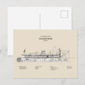 USCG Lighthouse Tender Goldenrod - SBD Postkarte (Vorne/Hinten)
