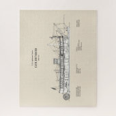 USCG Lighthouse Tender Goldenrod - SBD Puzzle (Vertikal)