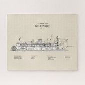 USCG Lighthouse Tender Goldenrod - SBD Puzzle (Horizontal)