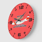 USCG Luftstation Miami Air Crew Große Wanduhr (Winkel)