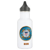 USCG Mama Custom Water Flasche (18 oz) Trinkflasche (Links)