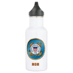USCG Mama Custom Water Flasche (18 oz) Trinkflasche