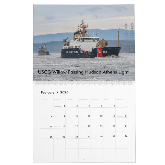 USCG On & Oove The Hudson River 2023 Calendar Kalender (Feb 2026)