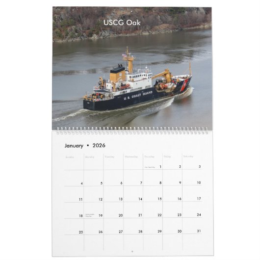 USCG On & Oove The Hudson River 2023 Calendar Kalender (Jan 2026)