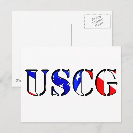USCG Postkarte (Vorne/Hinten)
