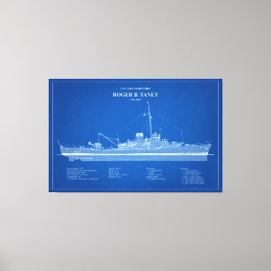 USCG Roger B. Taney Whec-37 - ABD Leinwanddruck