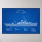 USCG Roger B. Taney Whec-37 - ABD Poster (Vorne)