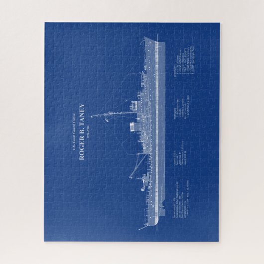 USCG Roger B. Taney Whec-37 - ABD Puzzle (Vertikal)