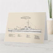 USCG Roger B. Taney Whec-37 - SBD Dankeskarte (Vorderseite)