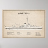 USCG Roger B. Taney Whec-37 - SBD Poster (Vorne)