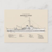 USCG Roger B. Taney Whec-37 - SBD Postkarte (Vorderseite)