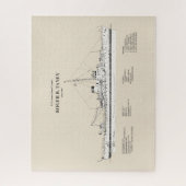 USCG Roger B. Taney Whec-37 - SBD Puzzle (Vertikal)