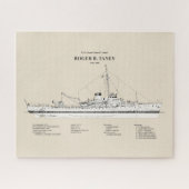 USCG Roger B. Taney Whec-37 - SBD Puzzle (Horizontal)
