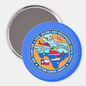 USCG Station Corpus Christi Texas Magnet (Vorderseite/Rückseite)