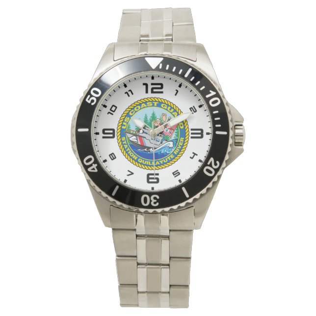 USCG Station Quillayute River Armbanduhr (Vorderseite)