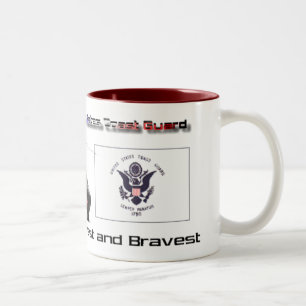 USCG Unterstützung Zweifarbige Tasse