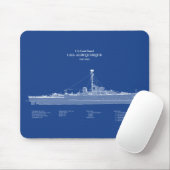 USCG USS Albuquerque PF-7 - ABD Mousepad (Mit Mouse)