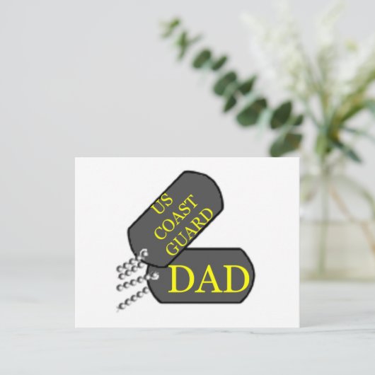 USCG-Vater Postkarte (Stehend Vorderseite)