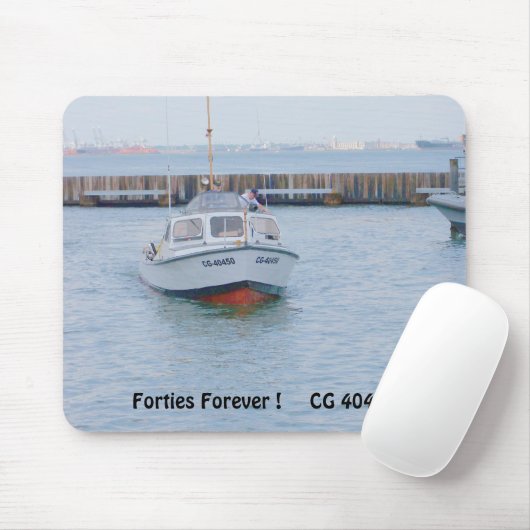 USCG Vorderansicht 40 Fuß-Gebrauchsboots-große # Mousepad (Mit Mouse)