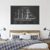 USCGC Alexander Hamilton wix-272 - ABD Leinwanddruck (Insitu (Schlafzimmer))