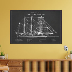 USCGC Alexander Hamilton wix-272 - ABD Leinwanddruck