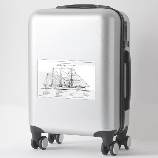 USCGC Alexander Hamilton wix-272 - SBD Aufkleber (Koffer)