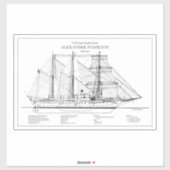 USCGC Alexander Hamilton wix-272 - SBD Aufkleber (Blatt)