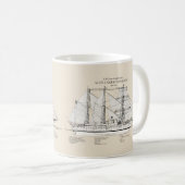 USCGC Alexander Hamilton wix-272 - SBD Kaffeetasse (VorderseiteRechts)