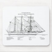 USCGC Alexander Hamilton wix-272 - SBD Mousepad (Vorne)