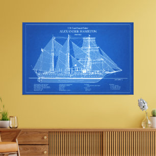 USCGC Alexander Hamilton wix-272 – USA Leinwanddruck