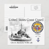 USCGC BARATARIA WHEC-381 CUTTER POSTKARTE (Vorne/Hinten)