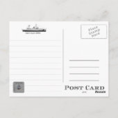 USCGC BARATARIA WHEC-381 CUTTER POSTKARTE (Rückseite)