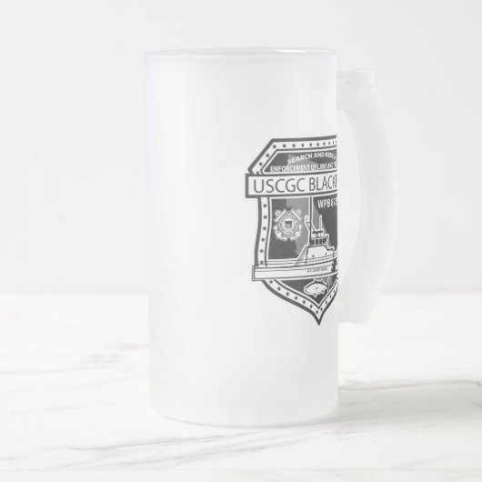 USCGC Blackfin WPB-87317 Mattglas Bierglas (VorderseiteRechts)