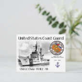 USCGC CHASE WHEC 718 CUTTER POSTKARTE (Stehend Vorderseite)