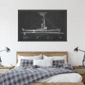 USCGC Chelan - ABD Leinwanddruck (Insitu (Schlafzimmer))