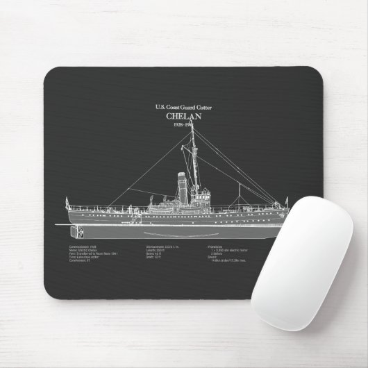 USCGC Chelan - ABD Mousepad (Mit Mouse)