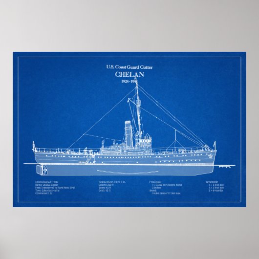 USCGC Chelan - ABD Poster (Vorne)