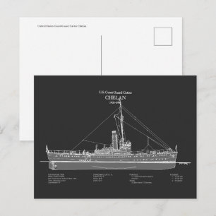 USCGC Chelan - ABD Postkarte