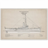 USCGC Chelan - SBD Aufkleber (Vorderseite)