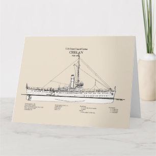 USCGC Chelan - SBD Dankeskarte