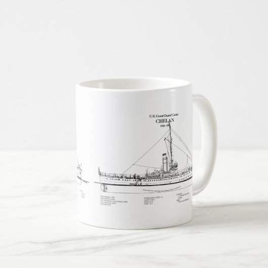 USCGC Chelan - SBD Kaffeetasse (VorderseiteRechts)