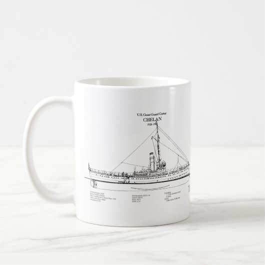 USCGC Chelan - SBD Kaffeetasse (Links)
